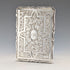 1882 British antique sterling silver card case, 57g, boxed, excellent condition, Frederick Marson